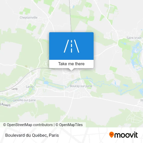 Boulevard du Québec map