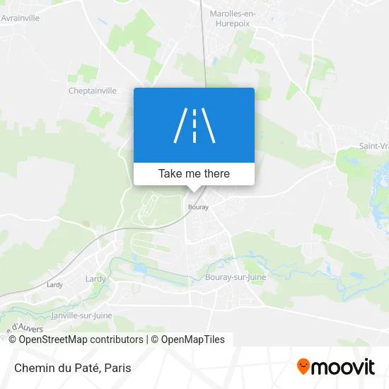 Chemin du Paté map