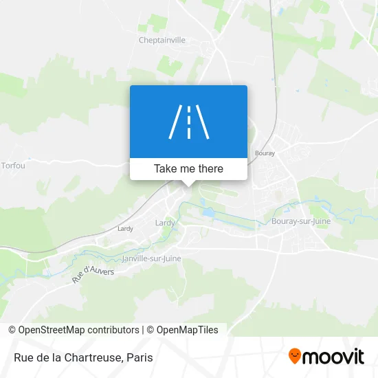 Mapa Rue de la Chartreuse