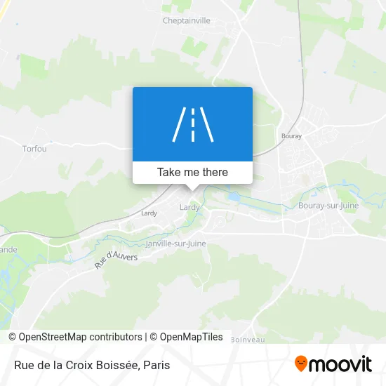 Rue de la Croix Boissée map