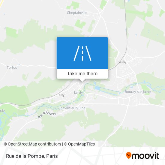 Mapa Rue de la Pompe