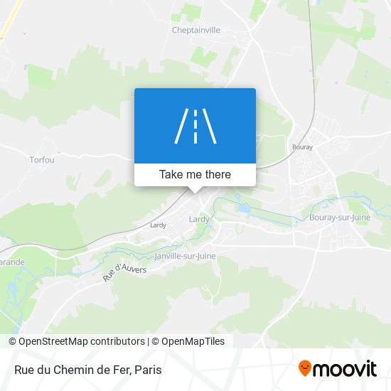 Mapa Rue du Chemin de Fer