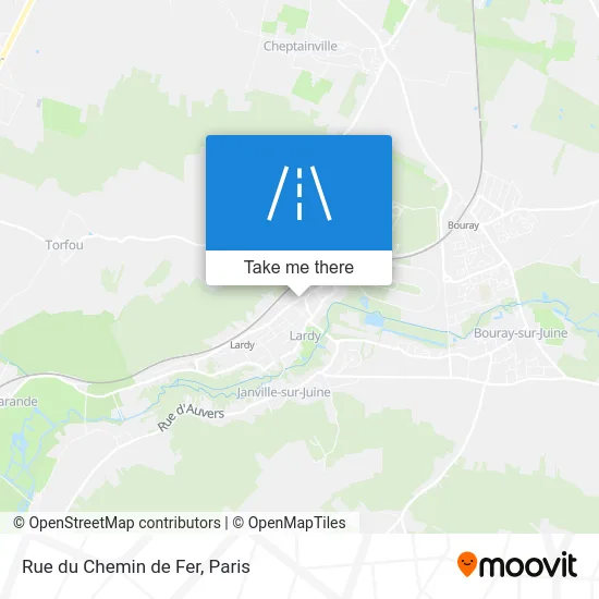 Mapa Rue du Chemin de Fer