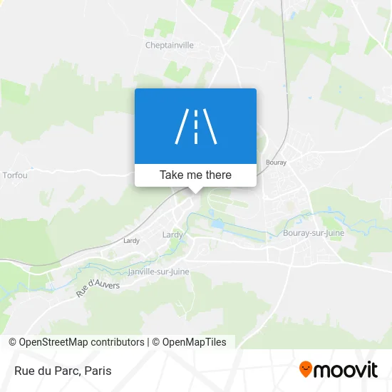 Mapa Rue du Parc