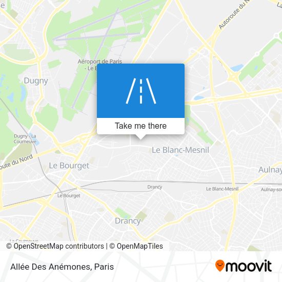 Allée Des Anémones map
