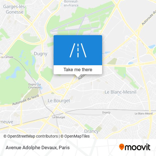 Avenue Adolphe Devaux map