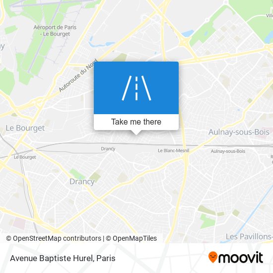 Mapa Avenue Baptiste Hurel