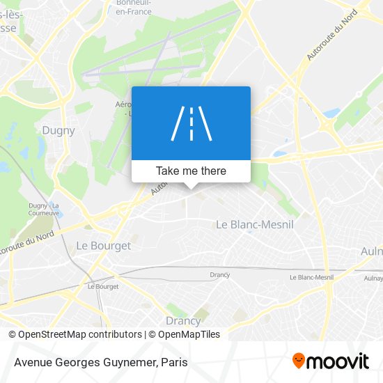 Mapa Avenue Georges Guynemer