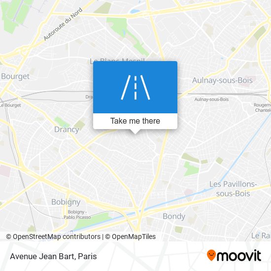 Avenue Jean Bart map