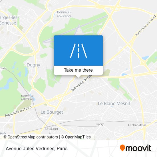 Avenue Jules Védrines map
