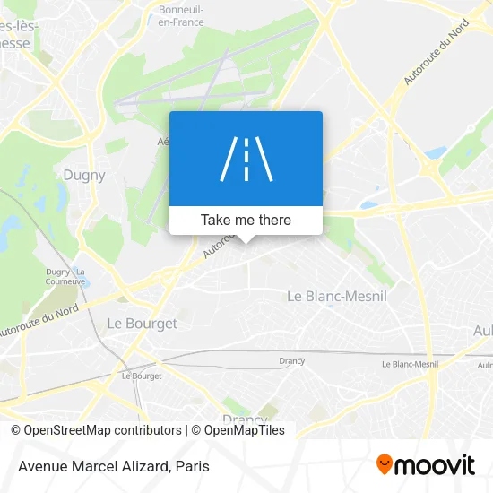 Avenue Marcel Alizard map