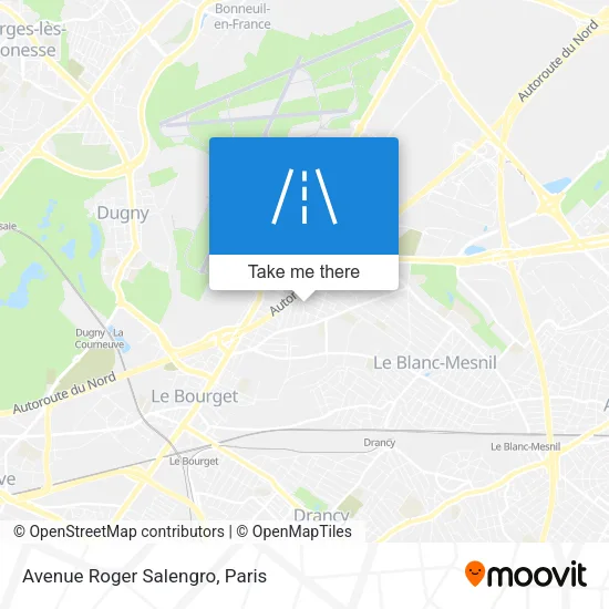 Avenue Roger Salengro map
