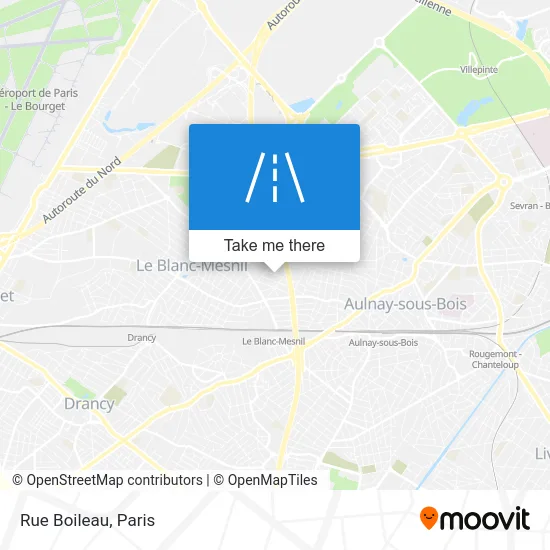 Rue Boileau map