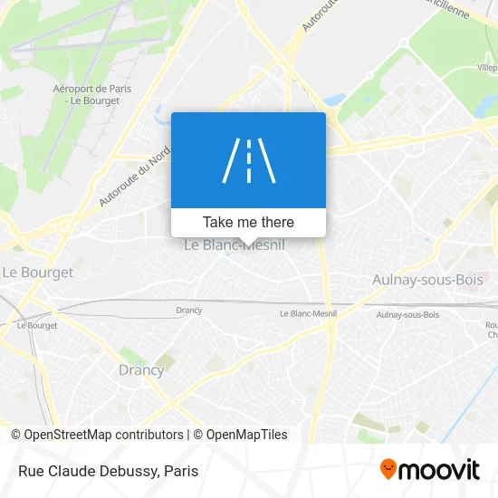 Rue Claude Debussy map