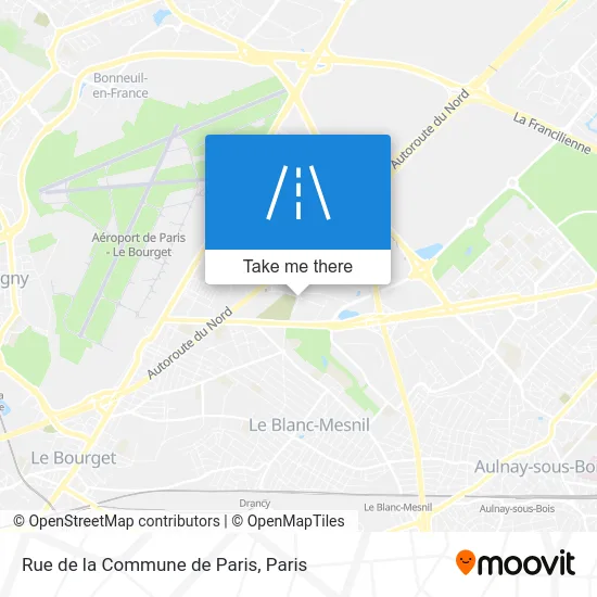 Rue de la Commune de Paris map