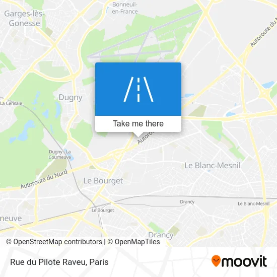 Rue du Pilote Raveu map