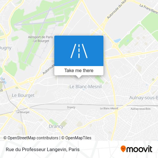 Rue du Professeur Langevin map