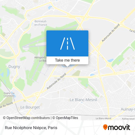 Rue Nicéphore Niépce map