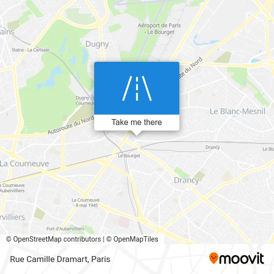 Rue Camille Dramart map