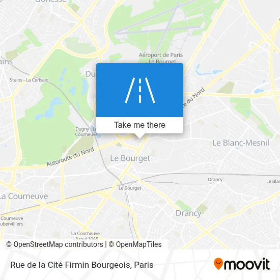 Rue de la Cité Firmin Bourgeois map