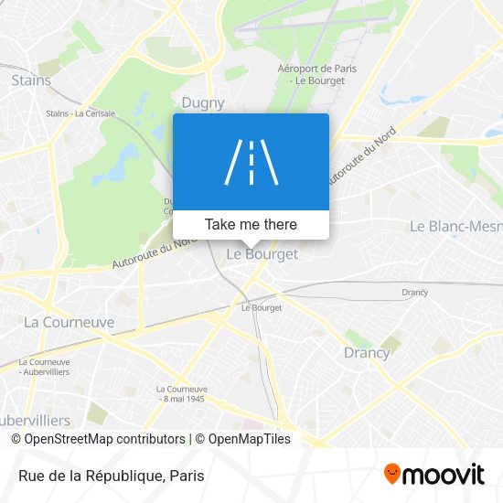 Rue de la République map