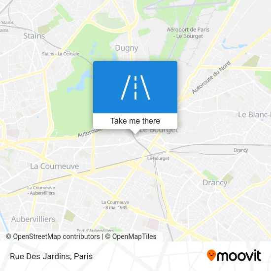 Rue Des Jardins map
