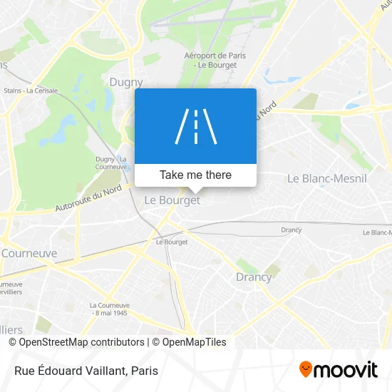 Rue Édouard Vaillant map