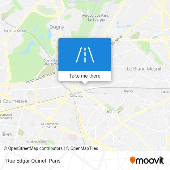 Rue Edgar Quinet map