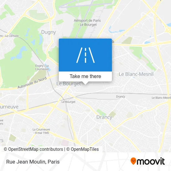 Rue Jean Moulin map