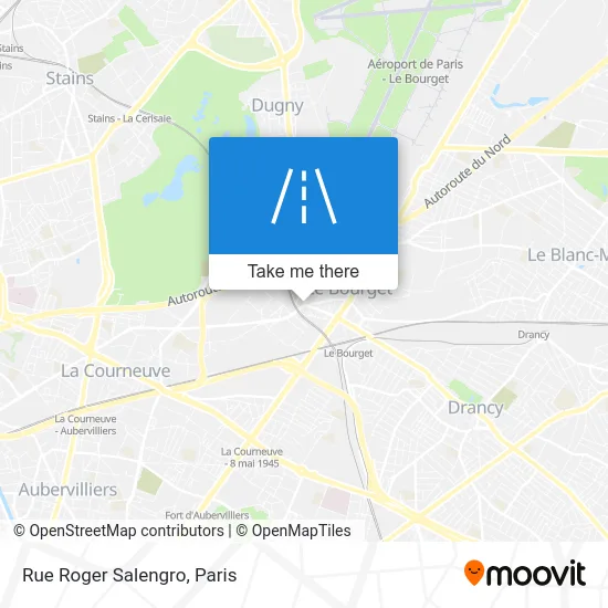Rue Roger Salengro map