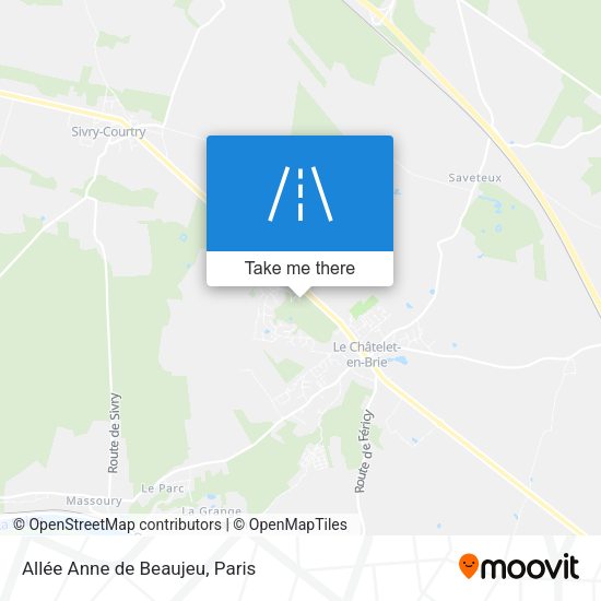 Allée Anne de Beaujeu map