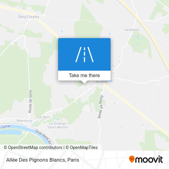 Allée Des Pignons Blancs map