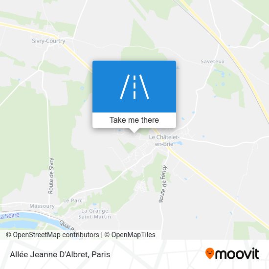 Allée Jeanne D'Albret map