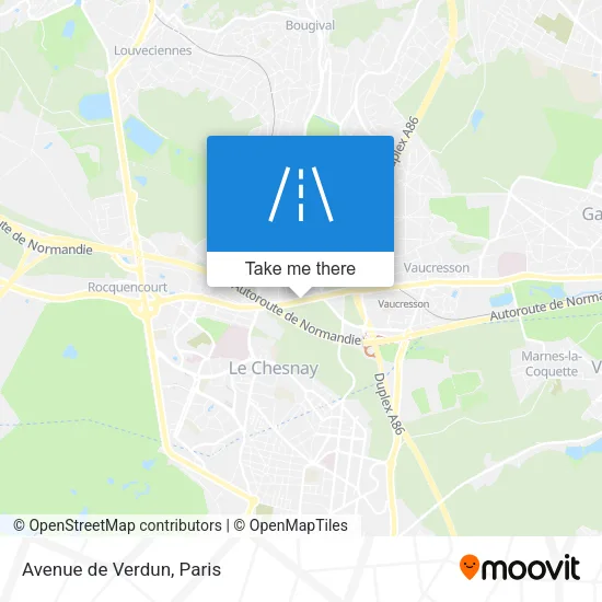 Avenue de Verdun map