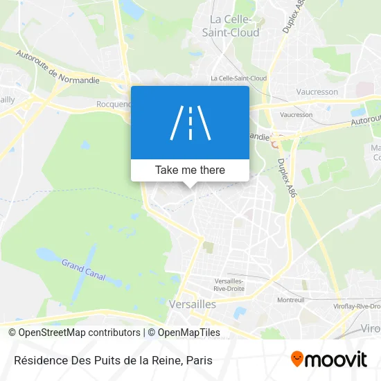 Résidence Des Puits de la Reine map