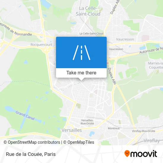 Rue de la Couée map