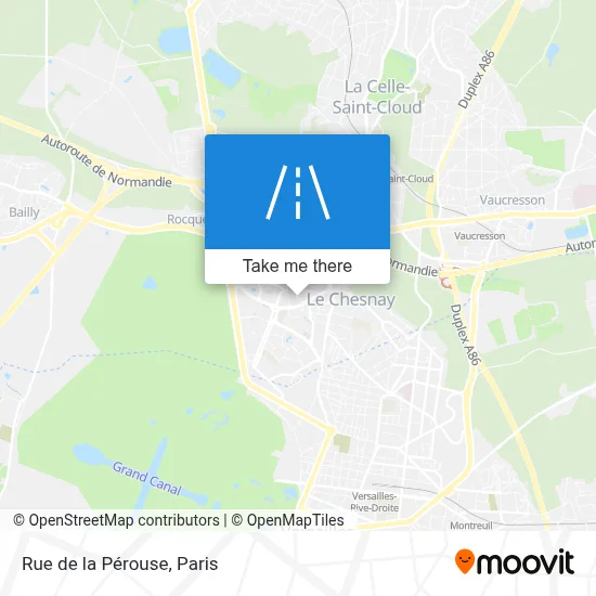 Rue de la Pérouse map