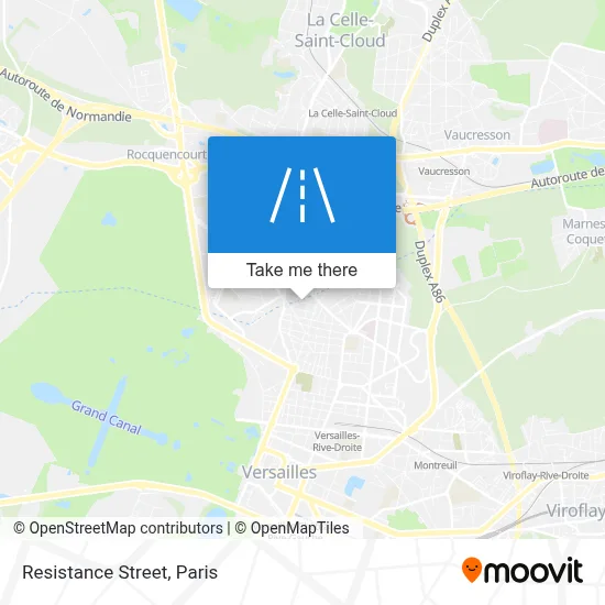Rue de la Résistance map