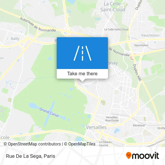 Rue De La Sega map