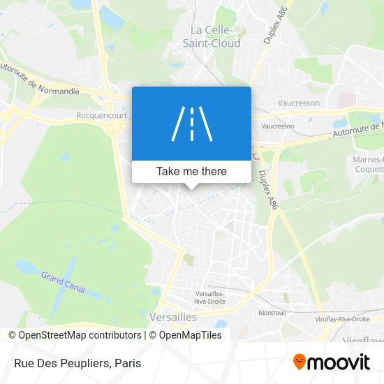 Rue Des Peupliers map