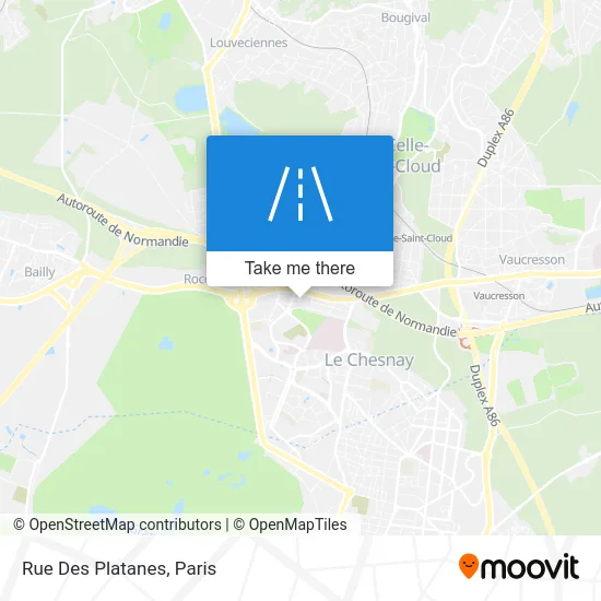 Rue Des Platanes map