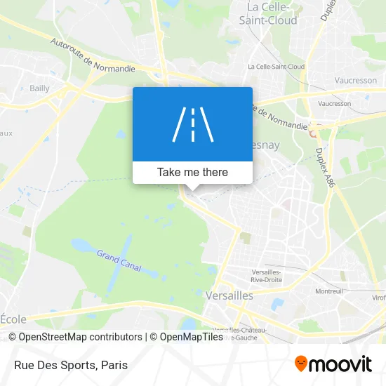 Rue Des Sports map