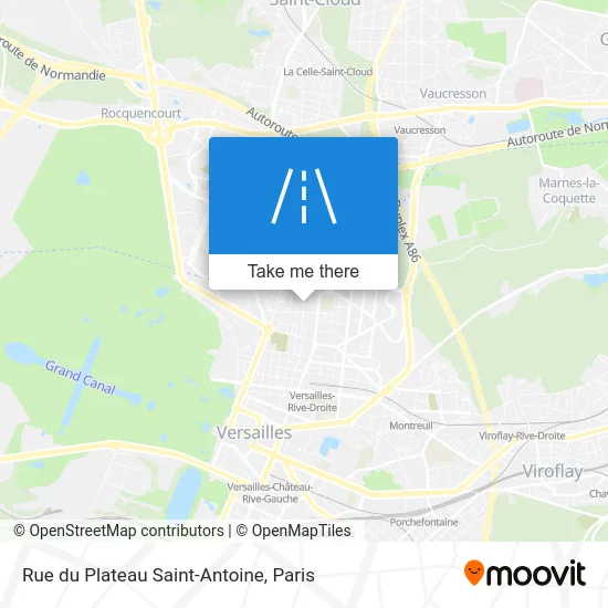 Rue du Plateau Saint-Antoine map