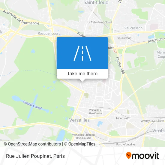 Rue Julien Poupinet map