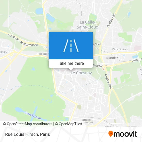 Rue Louis Hirsch map