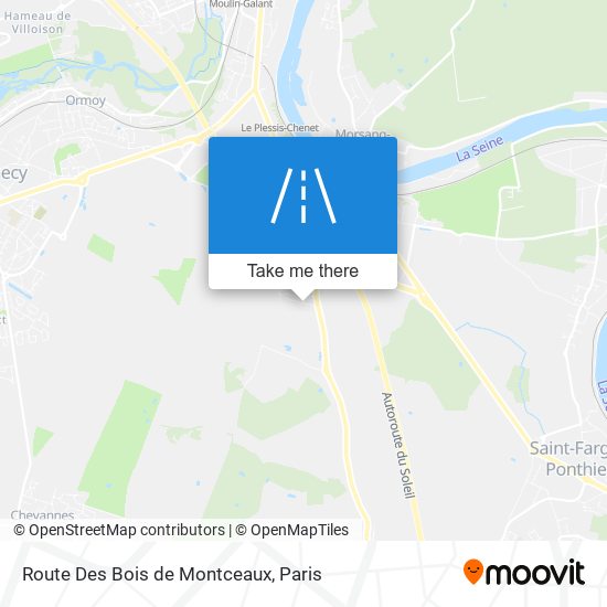 Route Des Bois De Montceaux map