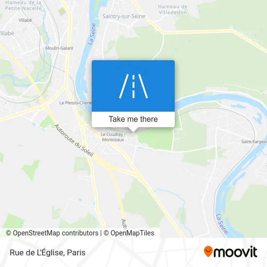 Rue de L'Église map