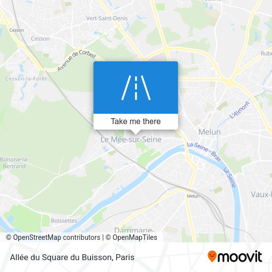 Allée du Square du Buisson map