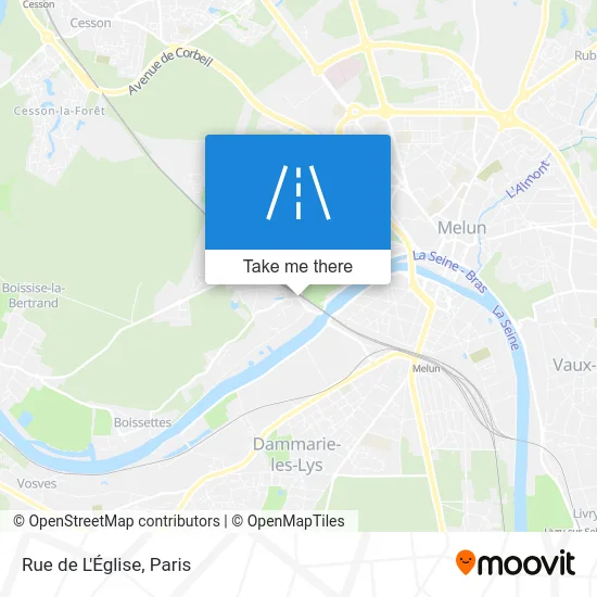 Rue de L'Église map