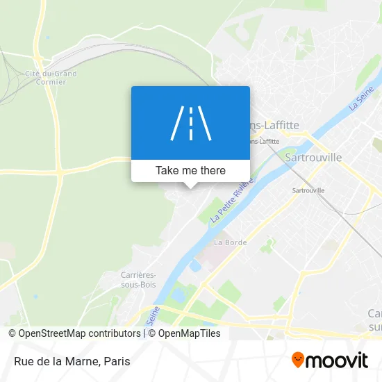 Rue de la Marne map